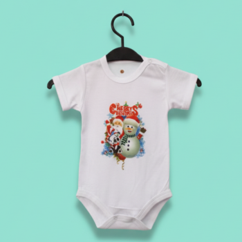 Body de Bebé Algodón Suave - Bordado Osito